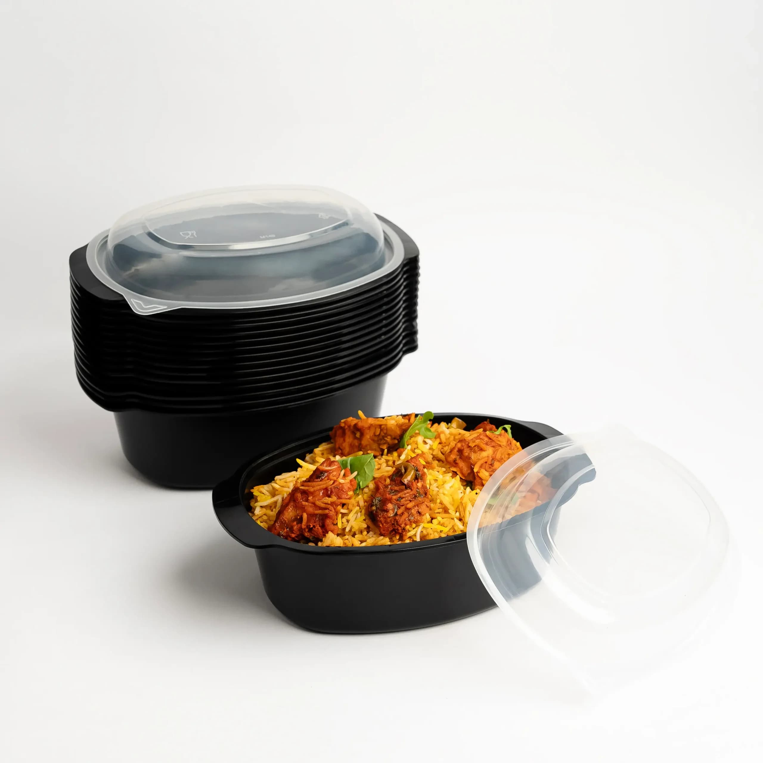 Disposable Cherry Food Container - Single Stack
